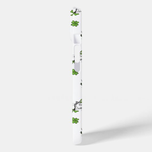 Coques Case-Mate iPhone Dr Seuss | Chat dans le Motif Casquette Clover (Verso / Gauche)