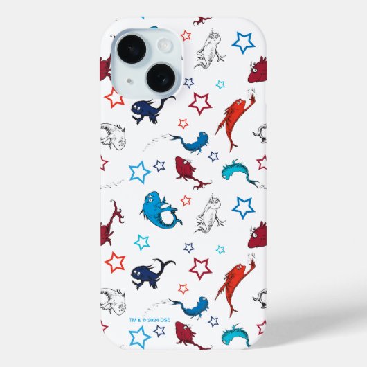 Coques Case-Mate iPhone Dr Seuss | Un poisson deux étoiles de poisson Moti (Verso)