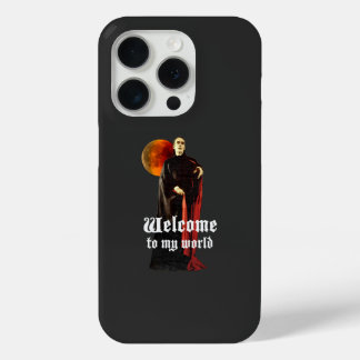 Coque iPhone 15 Pro DRACULA Bienvenue Dans Mon Monde