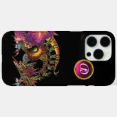 COQUES Case-Mate iPhone DRAGO, DRAGON D'IMAGINAIRE, MONOGRAMME DE PIERRE R (Verso (horizontal))