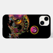 COQUES Case-Mate iPhone DRAGO, DRAGON D'IMAGINAIRE, MONOGRAMME DE PIERRE R (Verso (horizontal))