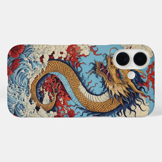 Coques Case-Mate iPhone Dragon (Verso (horizontal))
