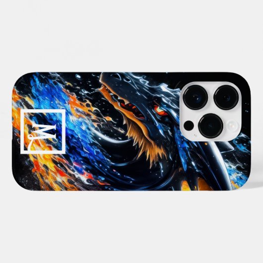 Coques Case-Mate iPhone Dragon (Verso (horizontal))