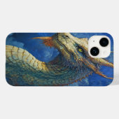 Coques Case-Mate iPhone 🐉 Dragon à l'échelle de la tempête (Verso (horizontal))