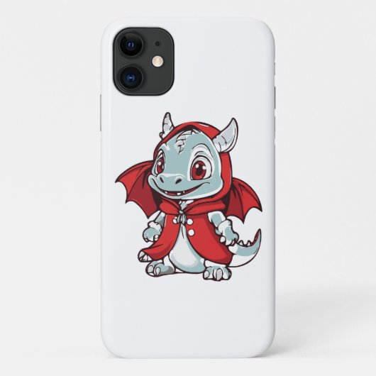 Coques Case-Mate iPhone Dragon albinos en rouge (Dos)