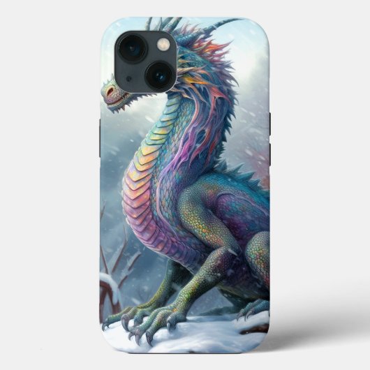 Coques Case-Mate iPhone Dragon Arc En Ciel Dans L'Art De L'Imaginaire De N (Verso)