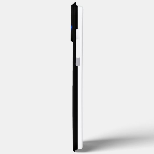 Coques Case-Mate iPhone Dragon asiatique bleu monogramme (Verso / Gauche)