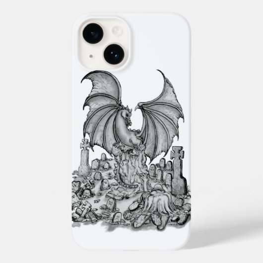 Coques Case-Mate iPhone Dragon avec Zombie (Verso)