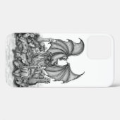 Coques Case-Mate iPhone Dragon avec Zombie (Verso (horizontal))
