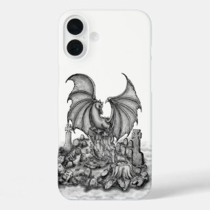 Coques iPhone 16 Plus Dragon avec Zombie