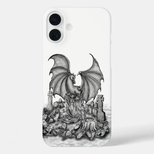 Coques Case-Mate iPhone Dragon avec Zombie (Verso)