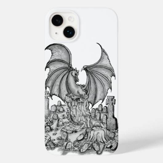 Coques Case-Mate iPhone Dragon avec Zombie (Verso)