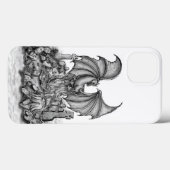 Coques Case-Mate iPhone Dragon avec Zombie (Verso (horizontal))