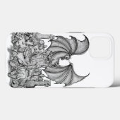 Coques Case-Mate iPhone Dragon avec Zombie (Verso (horizontal))