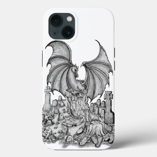 Coques Case-Mate iPhone Dragon avec Zombie (Verso)