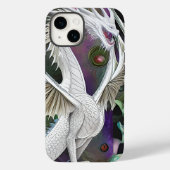Coques Case-Mate iPhone Dragon blanc (Verso)