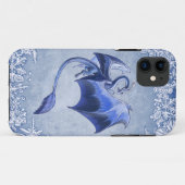 Coques Case-Mate iPhone Dragon Bleu d'hiver Imaginaire Nature Art (Dos (Horizontal))