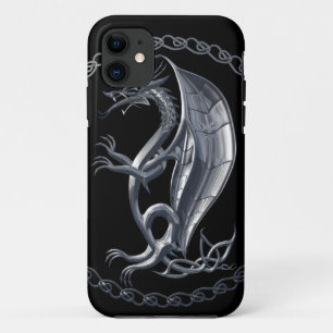 Coques Pour iPhone Dragon Celtique Argent