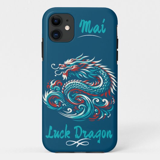 Coques Case-Mate iPhone Dragon Chance Personnalisable (Dos)