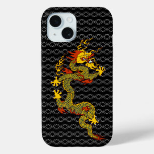 Coque Pour iPhone 15 Dragon chinois