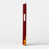 Coques Case-Mate iPhone Dragon chinois design rouge et or (Verso / Droite)