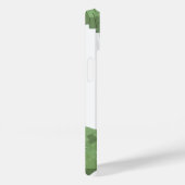 Coques Case-Mate iPhone Dragon cœur vert olive sur fond blanc (Verso / Droite)