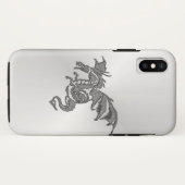 Coques Case-Mate iPhone Dragon d'argent (Dos (Horizontal))