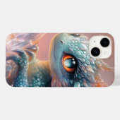 Coques Case-Mate iPhone Dragon de bébé adorable avec Gem de cristal : Art (Verso (horizontal))