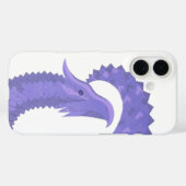 Coques Case-Mate iPhone Dragon de coeur périphérique sur blanc (Verso (horizontal))