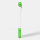 Coques Case-Mate iPhone Dragon de coeur vert citron blanc (Verso / Droite)