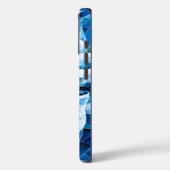 Coques Case-Mate iPhone Dragon de Mosaïque Ciel Bleu (Verso / Gauche)