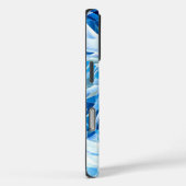 Coques Case-Mate iPhone Dragon de Mosaïque Ciel Bleu (Verso / Droite)