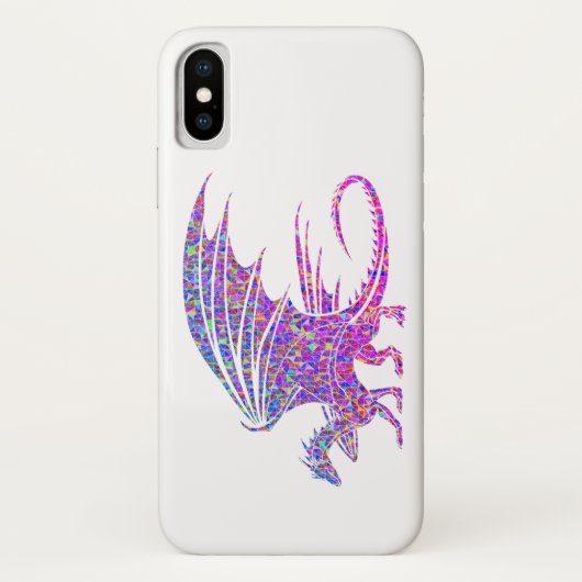 Coques Case-Mate iPhone Dragon de mosaïque Extraordinaire (Dos)