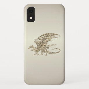 Case-Mate iPhone Case Dragon de mosaïque Extraordinaire Golden