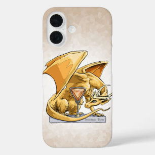 Coques iPhone 16 Dragon de pierre de naissance de novembre : Topaz