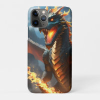 Dragon de respiration par le feu effrayant,