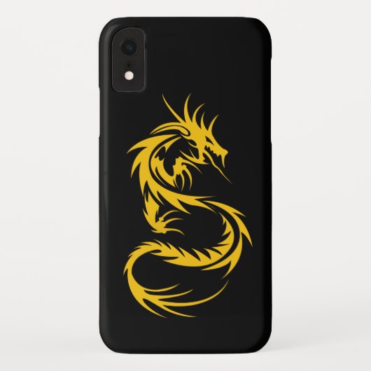 Coques Case-Mate iPhone Dragon d'or (Dos)