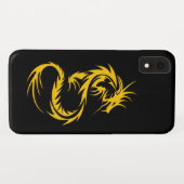 Coques Case-Mate iPhone Dragon d'or (Dos (Horizontal))