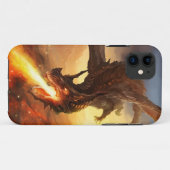 Coques Case-Mate iPhone Dragon du feu (Dos (Horizontal))