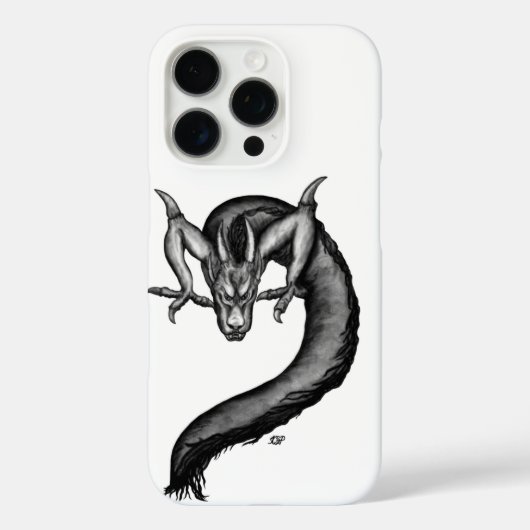 Coques Case-Mate iPhone Dragon en style tatouage (Verso)