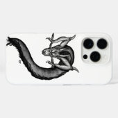 Coques Case-Mate iPhone Dragon en style tatouage (Verso (horizontal))