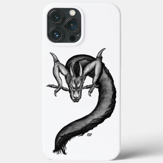 Coques Case-Mate iPhone Dragon en style tatouage (Verso)