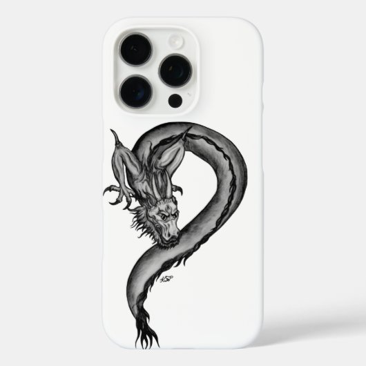 Coques Case-Mate iPhone Dragon en style tatouage (Verso)
