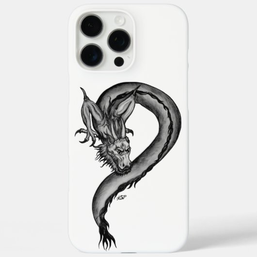 Coques Case-Mate iPhone Dragon en style tatouage (Verso)