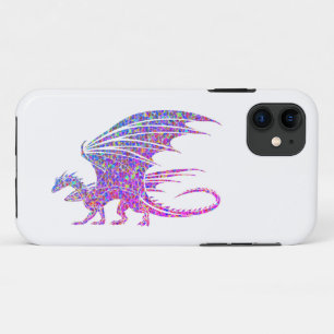 Case-Mate iPhone Case Dragon Extraordinaire en mosaïque violette