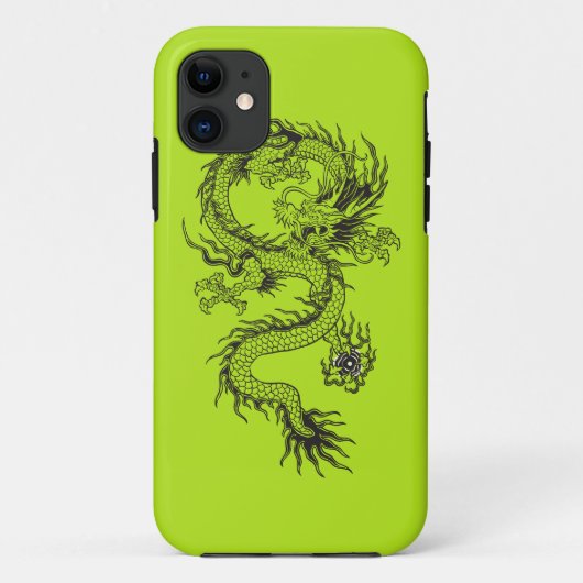 Coques Case-Mate iPhone Dragon fleuri (Dos)