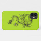 Coques Case-Mate iPhone Dragon fleuri (Dos (Horizontal))