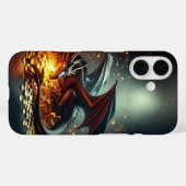 Coques Case-Mate iPhone Dragon Guarding Gold Design (Verso (horizontal))