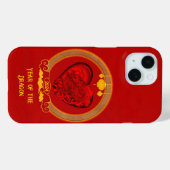 Coques Case-Mate iPhone Dragon Heart, Année du Dragon (Verso (horizontal))