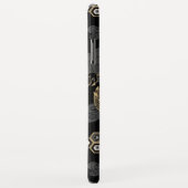 Coques Case-Mate iPhone Dragon japonais noir et or (Dos/Droite)